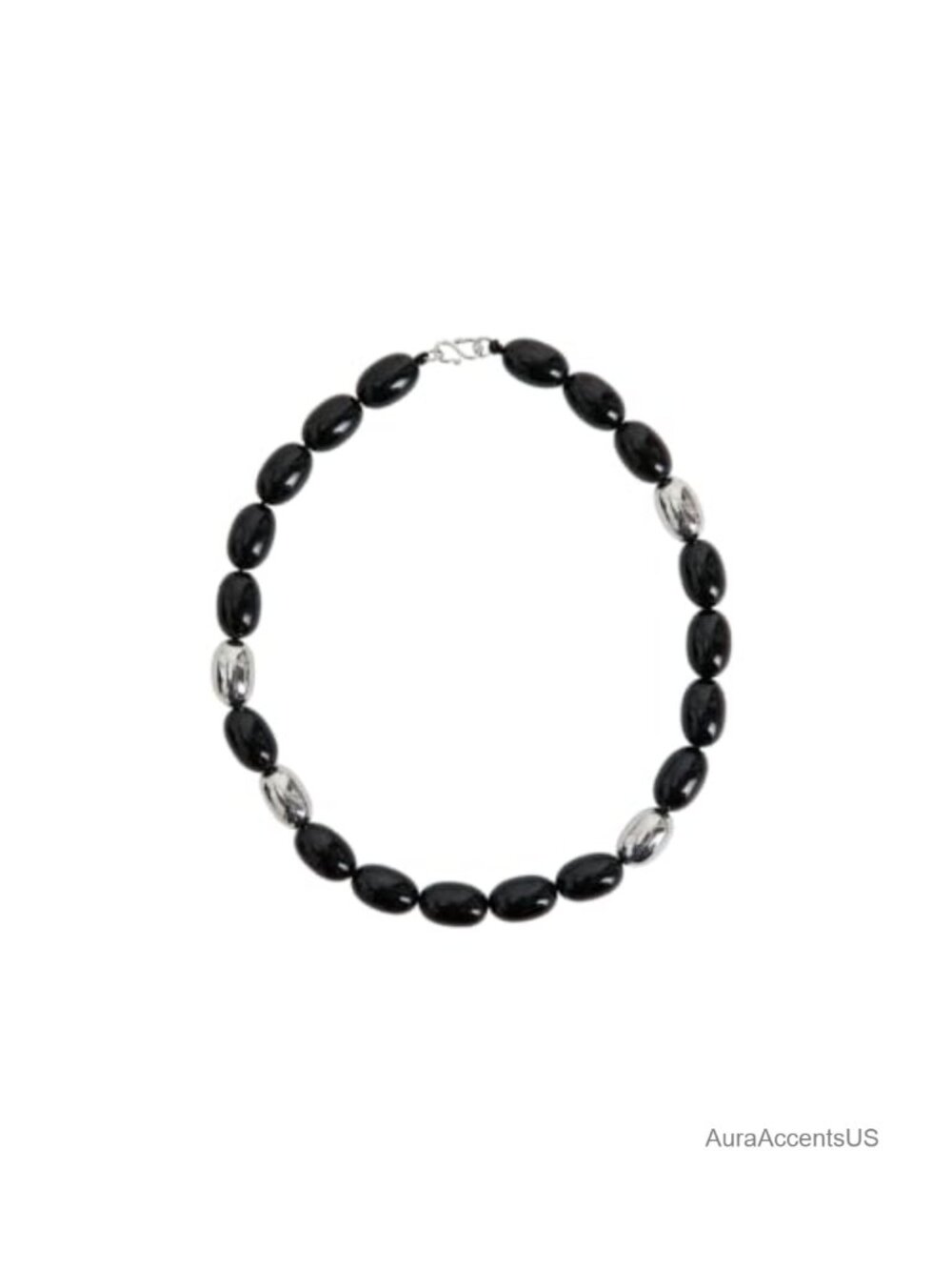 Heaven Mayhem Clementine Resin Bead Necklace 17.25 Inch Lightweight Layering
